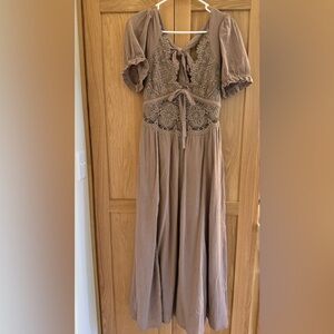 All You Need Is Lace Midi Dress - FREE PEOPLE